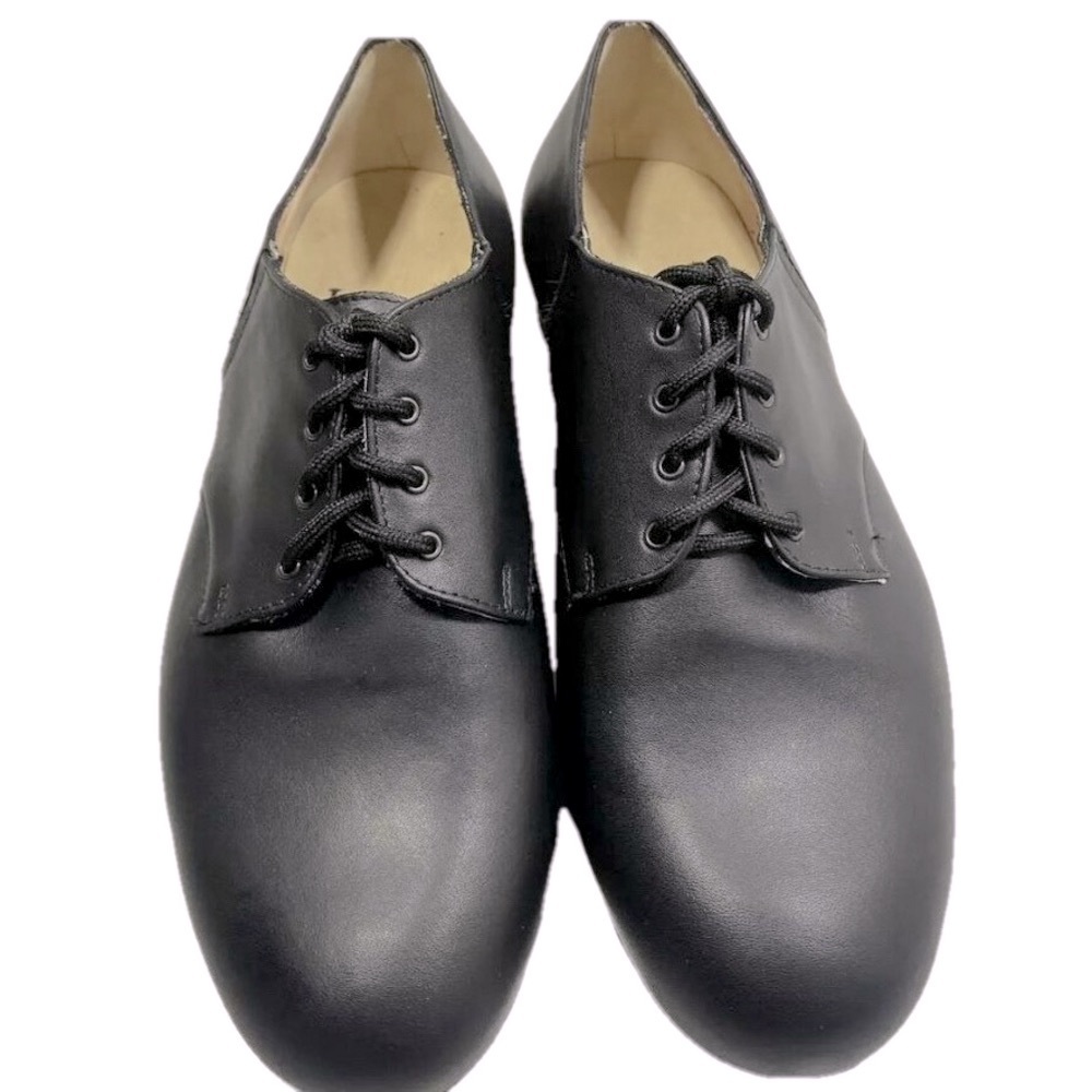 NEW LADUCA Mens Edward Black Strong Oxford Dance Shoes Size 8  Hard Sole Black